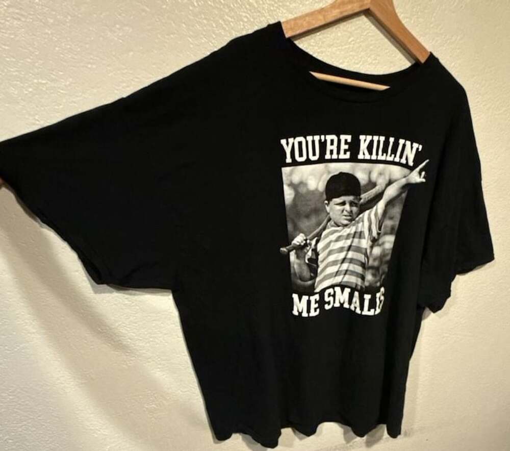 The Sandlot Graphic T-Shirt Size 3XL Black You're Killin' Me Smalls